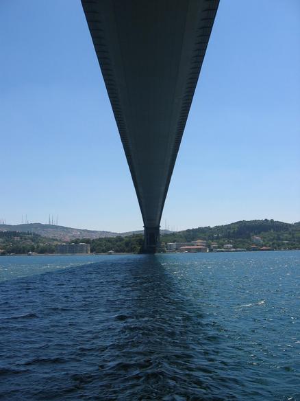 BOSPHORUS BRIDGE,ISTANBUL CONNECTING ASIA AND EUROPE. Picture courtesy of Esra Ozmeral